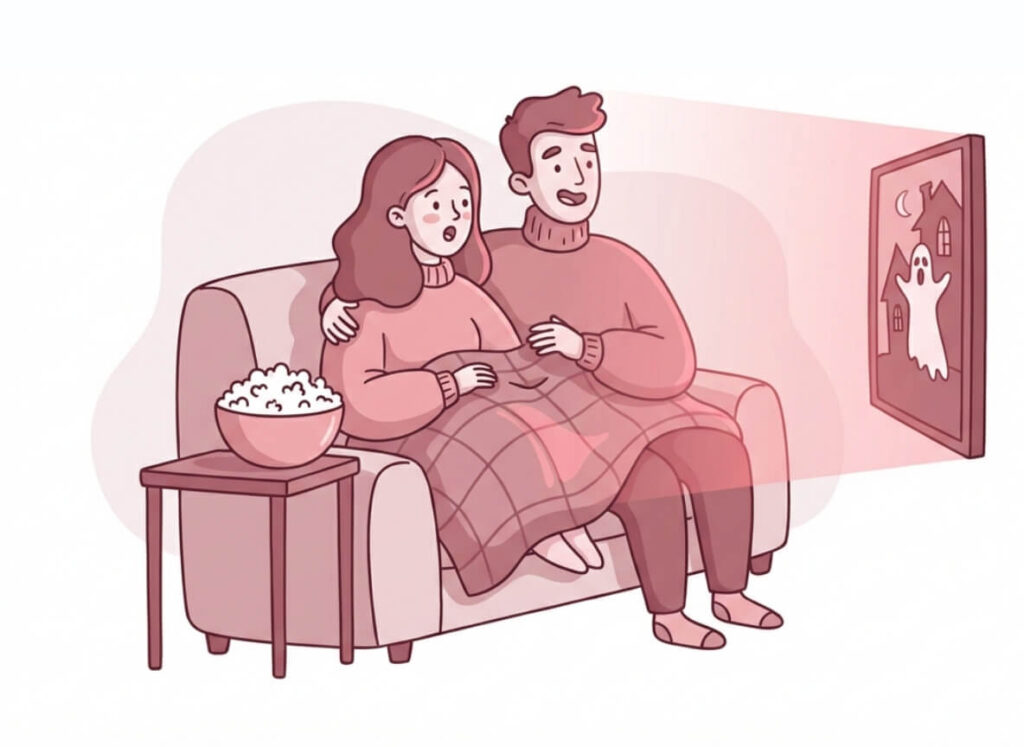 emotional flu - horror movie night tiny