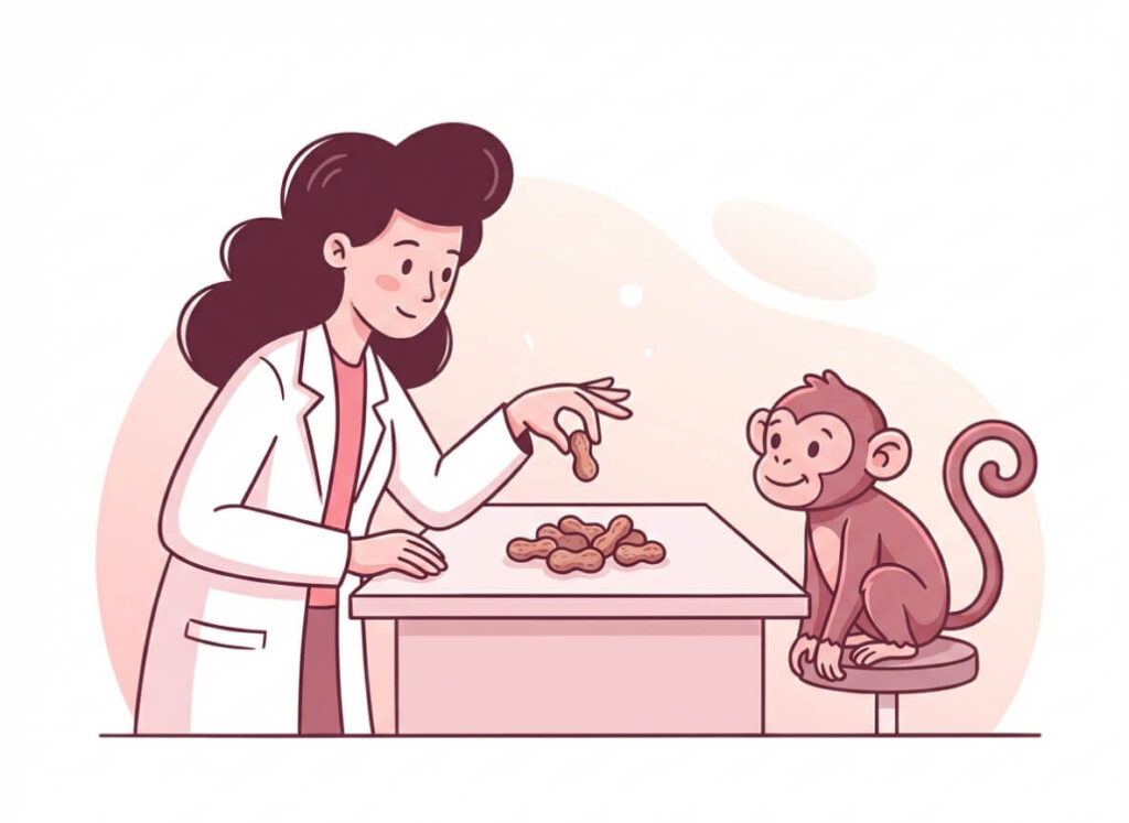 emotional flu - lab monkey peanut tiny